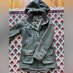Women’s Barbour Waxed Jacket Size 2